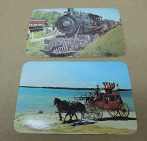 Michigan MI Lake City Cadillac Postkarten alte Vintage Karte PC Eisenbahn gute alte Zeiten - Bild 1 von 4