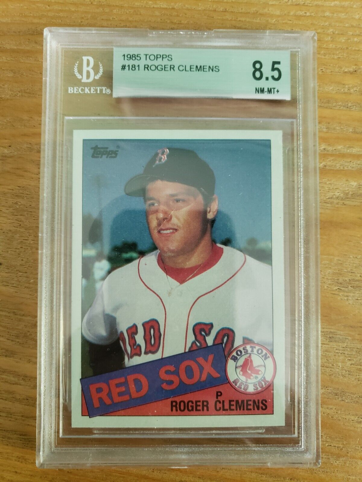 1985 ROGER CLEMENS ROOKIE Topps #181 RC - BGS 8.5 NM-MINT+