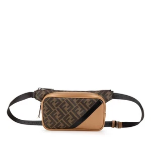 FENDI Zucca Body Bag Bolso Cintura 7VA605 Mujer 【Usado】 - Imagen 1 de 12
