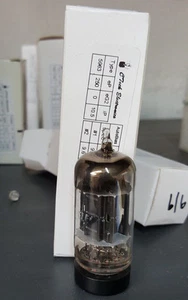NOS RCA USA Black Plate 5963 12AU7 ECC82 Amplitrex AT-1000 Matched Sections - Picture 1 of 2