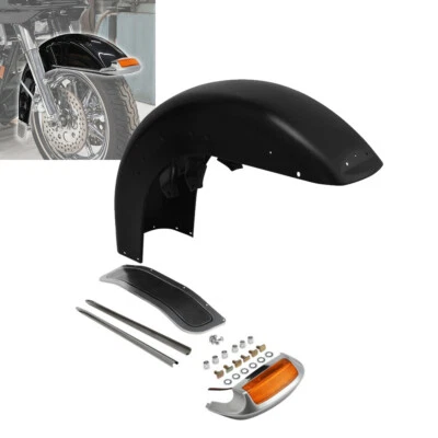 Conjunto de luz de punta de guardabarros delantero apto para Harley Electra Glide Road King 1989-2013 Foto 1 de 4