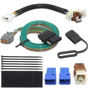 Fit for Nissan Frontier 2005-2025 Trailer Wiring Harness, 4-Way Flat Connector - Picture 1 of 8