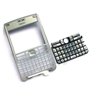 Genuino Nokia N61 E61 Carcasa de Fasa Frontal + Teclado QWERTY Teclado Cubierta de Metal - Imagen 1 de 1
