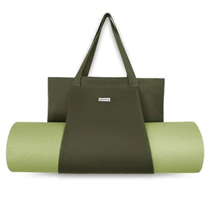 Women Yoga Mat Bag Canvas Tote For, Yoga Bags And Carriers Fits All Your Stuf... - Picture 1 of 6