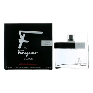 F Black by Salvatore Ferragamo, 1.7 oz EDT Spray for Men - Picture 1 of 1