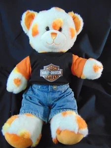 Build A Bear Filled Candy Corn Teddy Bear Harley Jeans Underwear too! Plush - Picture 1 of 10