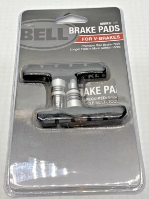 Pastillas de freno Bell Binder 450 Premium V-Brake bicicleta bicicleta nuevas selladas de fábrica Foto 1 de 3