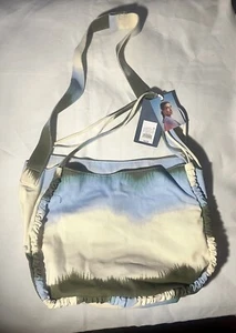 RACHEL COMEY x TARGET Green Blue Cream Dip Dyed Oversized Rouched Tote Bag - Picture 1 of 4