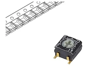 2X G32BT-B102 potentiometer: for installation 1-rotation 1kΩ 125mW SMD ±20% T... - Picture 1 of 1