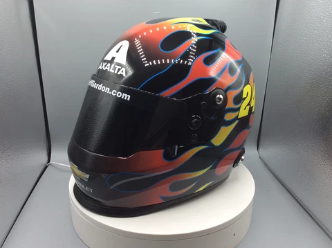 Jeff Gordon Axalta Flames Full Size Replica Helmet NASCAR Cover