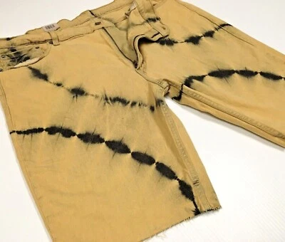 Pantalones cortos de mezclilla Levis Levi's Tiger Paint Sprayed Artist 511 dobladillo ajustado Hulk 42 Foto 1 de 4