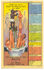 HOT SPRINGS AR - RARE Busy Person's Time Saver Comic 1934 LINEN Postcard