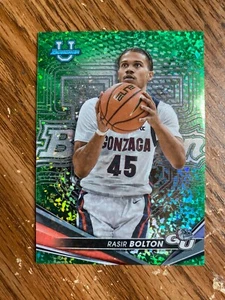 2022-23 Bowman's Best University RASIR BOLTON Green Diamond Refractor 4/99 - Picture 1 of 2