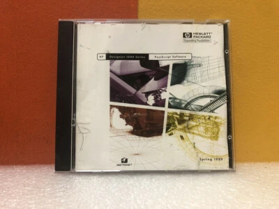 HP C6075-90003 DesignJet 1000 Series Post Script CD-ROM Software - Image 1 of 2