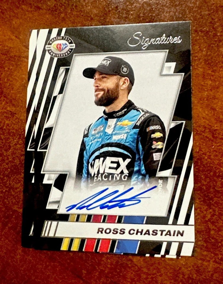 Ross Chastain 2023 Panini National Treasures Auto NASCAR 75th Anniversary - Image 1 of 2