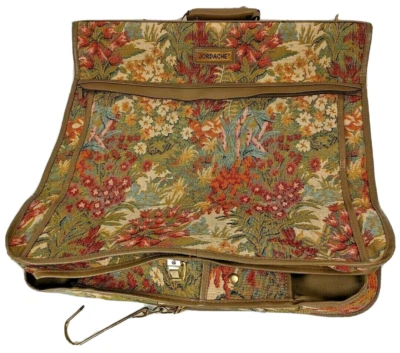 Vintage Jordache Tapestry Garment Bag Luggage Suit Dress  - Image 1 of 4