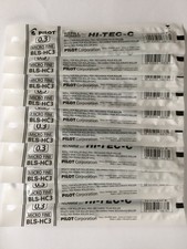 Pilot Hi tec c gel ink Refill 0.3mm---10 black