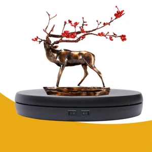 10" 25cm 360° Electric Rotating Display Turntable Display Stand 8kg Load+Adapter - Picture 1 of 12