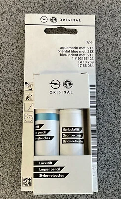 Lackstift original Opel Aquamarin Blau Metallic 21Z / Z21Z  / 93165423 - Bild 1 von 4
