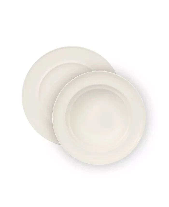 Villeroy & Boch Neo Juego de vajilla informal de porcelana blanca de 12 piezas servicio para 6 Foto 1 de 1
