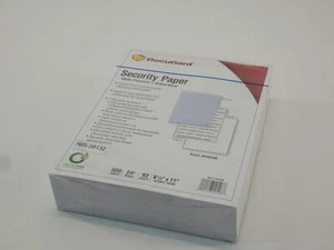 *500 Fogli* Docugard 04546 Carta di Sicurezza Blu Multiuso 8,5"x11" - NUOVO... - Foto 1 di 5