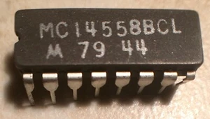 Motorola MC14558BCL 4558 BCD a 7 segmenti Decoder - NOS - Foto 1 di 1