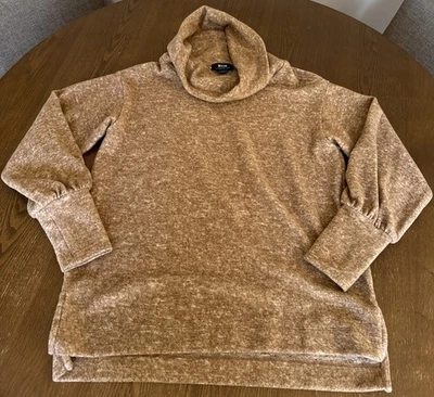 Maeve Anthropologie Brown Turtleneck Cowl Sweater Women’s Large Warm Soft - Image 1 of 4