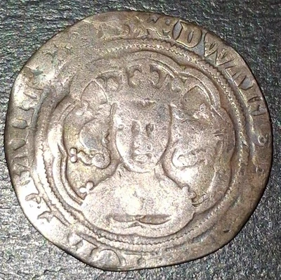 Эдуард III преддоговорный период Groat, York Mint, серия E. - Изображение 1 из 2