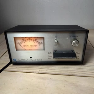 Alliance HD73 Azimuth Indicator Dual Speed Antenna Rotator Controller Powers On - Picture 1 of 8