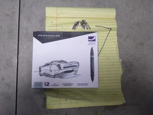 Prismacolor 3623 Cool  Grey Markers 12Ct New In Box - Picture 1 of 2