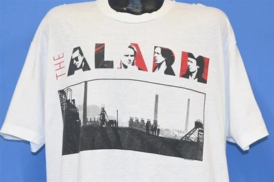 Camiseta vintage años 90 THE ALARM CHANGE ROCK ALTERNATIVO 2 CARAS NEW WAVE BLANCA 2XL Foto 1 de 4