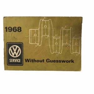 Vintage 1968 Volkswagen VW Without Guesswork Service Shop Manual Technical Data - Picture 1 of 10