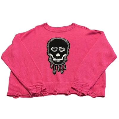 Suéter NOBO No Boundaries Para Mujer Talla XXL Rosa Caliente Mangas Largas Foto 1 de 4