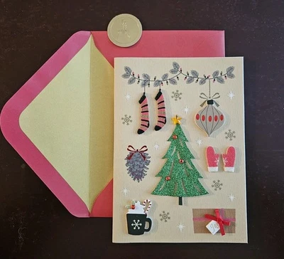 Papyrus Christmas Card 🎄 With 3D Embellishments  - Image 1 of 4