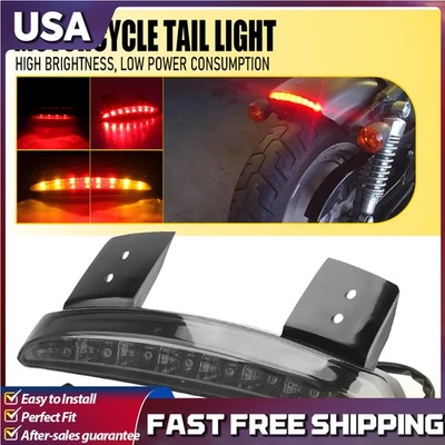 Luces traseras LED de señal de freno de giro para motocicleta Harley Davidson Sportster 1200 Foto 1 de 4