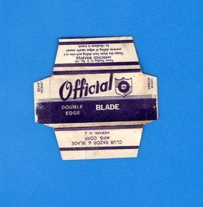 VINTAGE RAZOR BLADE PACK- Official, USA-# - Picture 1 of 1