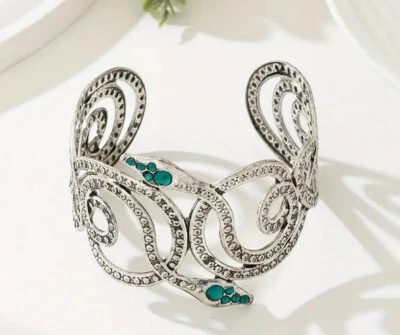Twisted silver snake bracelet - Image 1 of 2