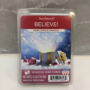1 x ScentSationals Believe! Cubos de fusión de cera perfumada 70,9 g nuevos - Imagen 1 de 4
