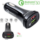 Quick Charge 3.0 Car Charger 30W Dual USB Port Smart Fast Charge for iPad iPhone