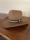 Vtg Resistol Stagecoach Powder River Tanbark Self Conforming Cowboy Hat 7 1/8