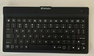 Verbatim Ultra-Slim Bluetooth Portable Keyboard for Any Bluetooth Device - Picture 1 of 4
