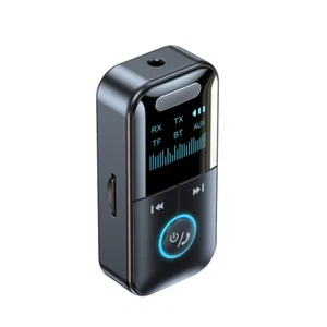 Receptor transmisor inalámbrico USB Bluetooth 5.4 para adaptador auxiliar de audio de música de automóvil - Imagen 1 de 19