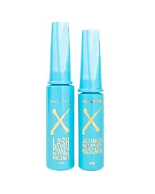 Max Factor Lash Maker Mascara Pestañina Black Waterproof x2 Regular + Mini Negr - Image 1 of 4