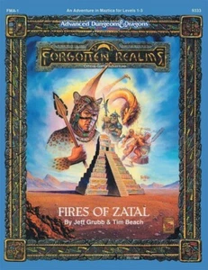 FMA1 Fires of Zatal Forgotten Realms Maztica Advanced Dungeons Dragons AD&D - Imagen 1 de 1