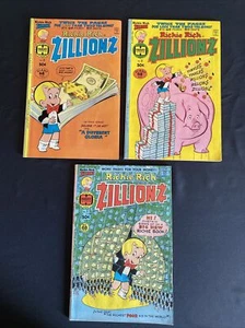 1970’s Richie Rich Zillionz Comic Lot 3  - Bild 1 von 6
