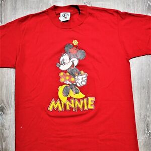 Vintage 80s 90s Disney Minnie Mouse T Shirt Vtg Mickey & Co Made in USA Medium M