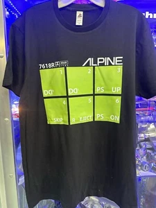 Alpine Car Audio System Men's Black T-Shirt - Picture 1 of 2