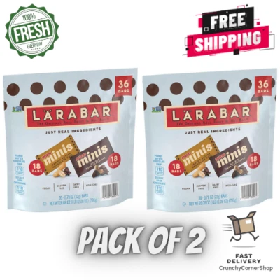 Pack de 2 Larabar Minis Variedad Pack, 36 ct. - Envío Gratis Foto 1 de 4