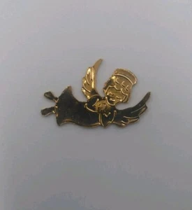 Ángel Volador Oración Tono Dorado Religioso Prendedor Solapa Chaleco Sombrero Prendedor - Imagen 1 de 8