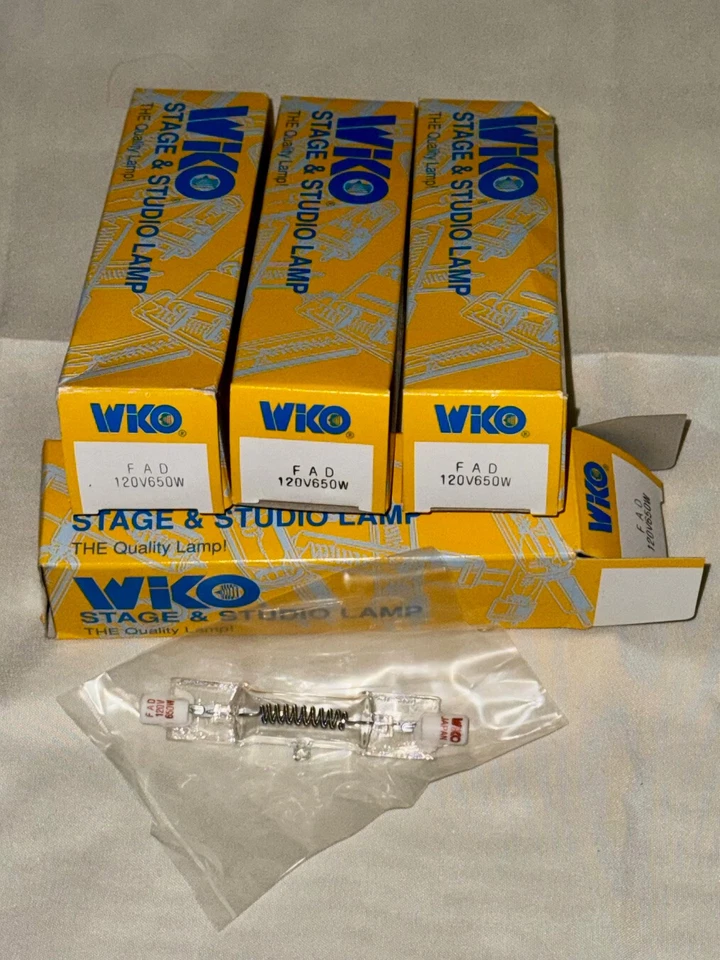 Wiko FAD (650W / 120V) Stage & Studio Lamp, Lot of 4, Never Used - Image 1 of 1